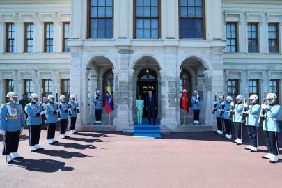 Cumhurbaşkanı Erdoğan, Venezuela Geçici Devlet Başkanı Rodriguez'i Dolmabahçe'de kabul etti