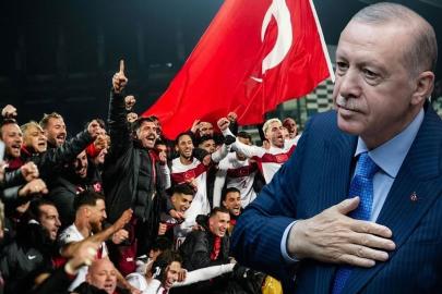 Cumhurbaşkanı Erdoğan'dan A Milli Takım'a destek mesajı