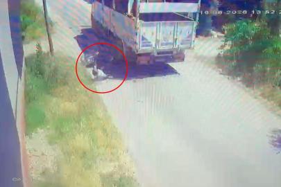 Daha 25 yaşındaydı! Motosiklet sürücüsünün can verdiği kaza kamerada