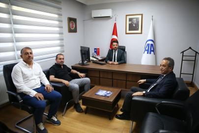 DAİMFED Genel Başkanı Karslıoğlu'ndan AA Adana Bölge Müdürlüğüne ziyaret
