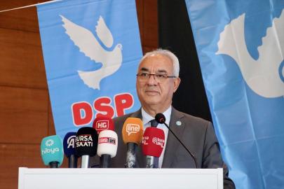 DSP Genel Başkanı Aksakal, Bursa'da konuştu Açıklaması