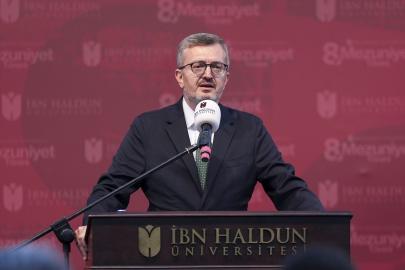 Duran: İbn Haldun mezunları daha adil dünya için çizgiye talip