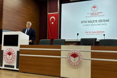 Edirne'de Bitki Koruma Ürünleri B-Reçete Uygulama Eğitimi düzenlendi