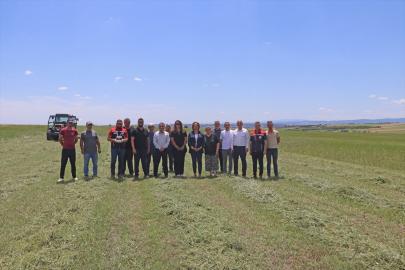 Edirne'de mera ıslahının ardından ilk biçim gerçekleştirildi
