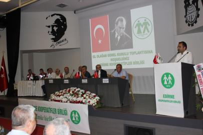 Edirne'de tarımsal kalkınma kooperatifleri genel kurulu yapıldı