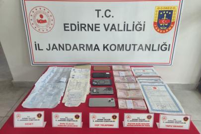 Edirne'deki tefecilik operasyonunda 6 tutuklama