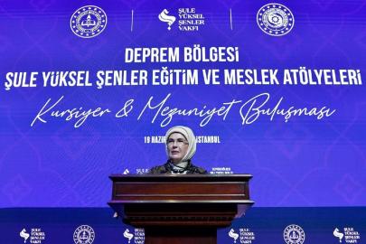 Emine Erdoğan: Kadınların Ekonomik Hayata Katılması Afet Sonrası Toparlanmada Büyük Önem Taşıyor