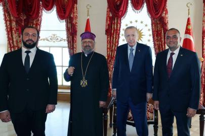 Erdoğan, Ermeni Patrik Maşalyan ve Milletvekili Sıvacıoğlu'nu Kabul Etti