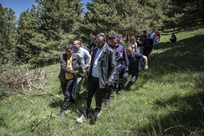 Erzurum'da ekipler kalp krizi geçiren izci için seferber oldu