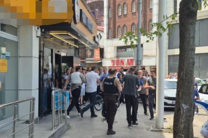 Evi haczedilince banka şubesinde silahla ateş açan şüpheli tutuklandı