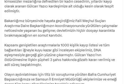 Faili meçhul kadın cinayeti 20 yıl sonra aydınlatıldı