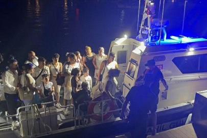 Fethiye açıklarında 25 düzensiz göçmen yakalandı