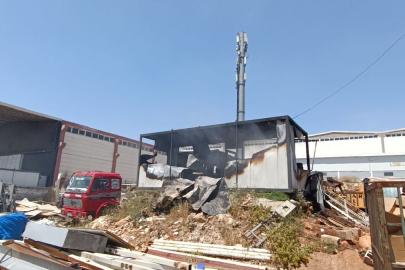 Gaziantep'te Metal İşleme Atölyesinde Yangın