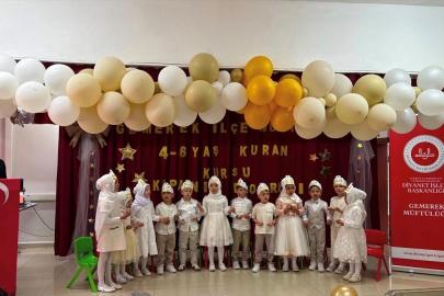 Gemerek'te 4-6 yaş Kur'an kursunun kapanış programı düzenlendi