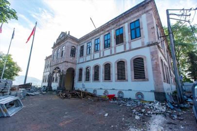 Giresun'da rektörlük olarak kullanılan tarihi bina restore ediliyor