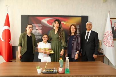 Gölbaşı Tek İlkokulu öğrencisi, "Sıfır Atık Yarışmasında" Türkiye ikincisi oldu