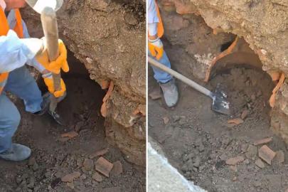 Görüntü Türkiye'den! Belediye işçisi "Define buldum" diye sevindi ama...