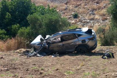 Hatay'da uçuruma yuvarlanan cipin sürücüsü hayatını kaybetti