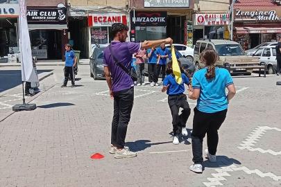 Havza'da Okullar Arası Geleneksel Çocuk Oyunları Şenliği düzenlendi