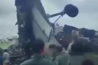 Hindistan'da askeri nakliye uçağı düştü: 5 personel hayatını kaybetti
