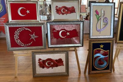 Hükümlülerin el emeği ürünleri yıl sonu sergisinde beğeniye sunuldu