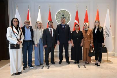 İçişleri Bakanı Çiftçi, GÜSODER heyeti ile görüştü Açıklaması