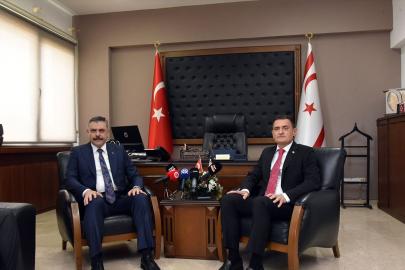 İçişleri Bakanı Çiftçi, KKTC İçişleri Bakanı Oğuz'u ziyaret etti