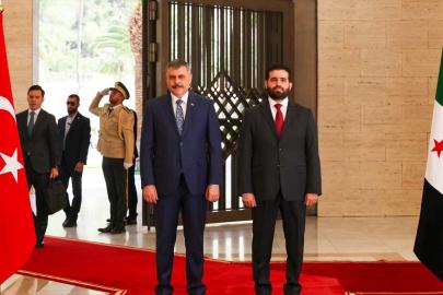 İçişleri Bakanı Çiftçi, Suriyeli mevkidaşı Hattab ile Şam'da görüştü