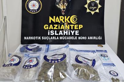 İslahiye'de uyuşturucu operasyonunda 2 zanlı tutuklandı
