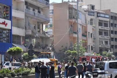 İsrail ordusunun Beyrut'un Dahiye bölgesine düzenlediği hava saldırısında 3 kişi öldü