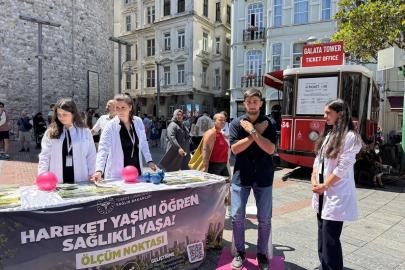 İstanbul'da "Hareket Yaşını Öğren, Sağlıklı Yaşa" etkinliği düzenlendi
