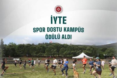 İYTE'ye 'spor dostu kampüs' ödülü