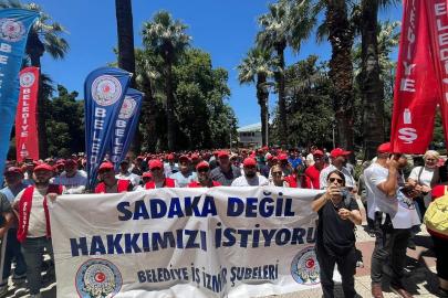 İzmir Büyükşehir Belediyesi'nde işçi eylemi