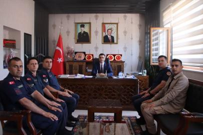Jandarmadan Küre Kaymakamı Çakır'a ziyaret