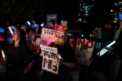 Japonya'da Sivil Toplum Örgütleri ve Vatandaşlar, ABD ile Ortak Askeri Tatbikatı Protesto Etti