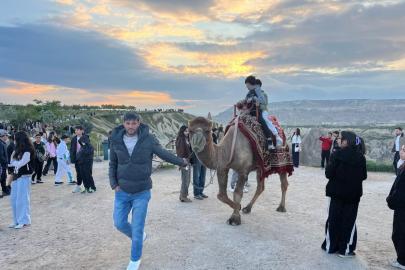 Kapadokya'yı Kurban Bayramı'nda 147 bin turist ziyaret etti
