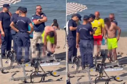 Karasu sahilinde alkol denetimi! Görüntüler kullanıcıları ikiye böldü