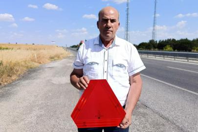 Kardeşinin kazada öldüğü noktadan seslendi: 700 liralık reflektör hayat kurtarır