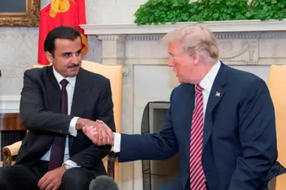 Katar Emiri Şeyh Temim ve Trump bölgesel meseleleri ele aldı