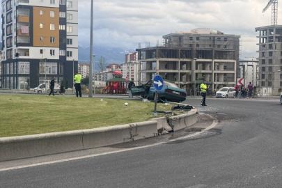 Kayseri'de trafik kazasında 4 kişi yaralandı