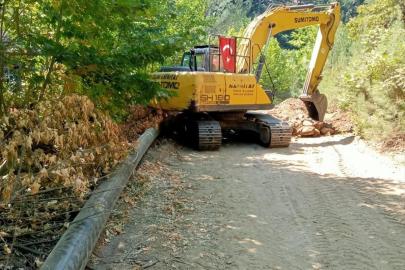 Kaz Dağları'ndan gelen su 14 köyle buluştu