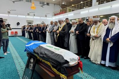Kerkük Valisi Ağa'nın babası son yolculuğuna uğurlandı