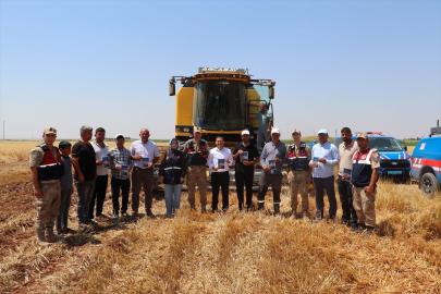 Kilis'te anız yangınlarına karşı dron destekli denetim