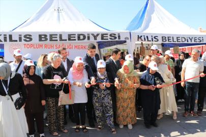 Kilis'te Toplum ve Ruh Sağlığı Merkezi el sanatları sergisi açıldı