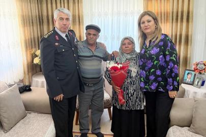 Kırşehir'de jandarmadan şehit aileleri ve gazilere ziyaret