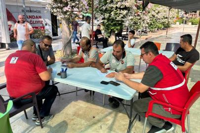 Kızılay, Kumluca'da kan bağışı toplamaya başladı