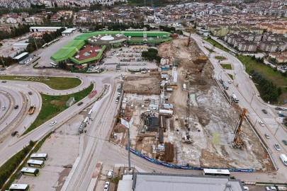 Kocaeli'de 'Körfezray Metro Projesi'nin çalışmaları devam ediyor