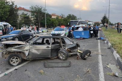 Kütahya'da trafik kazasında 1 kişi öldü, 2 kişi yaralandı