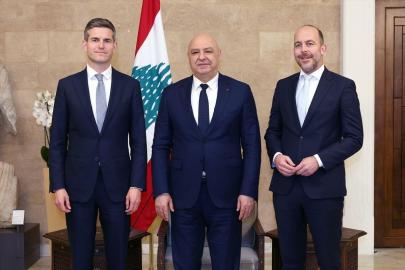 Lübnan Cumhurbaşkanı Avn, Hollandalı bakanlarla bölgesel gelişmeleri görüştü