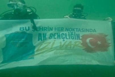 Maltepe Sahili'nde su altı temizliği